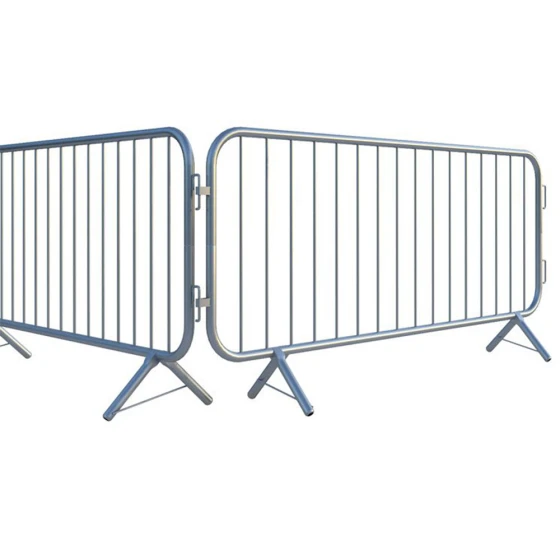 2.3m Fixed Leg Bar Pedestrian Barriers